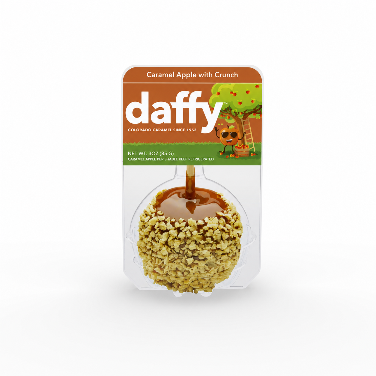 Daffy Caramel Apple with Crunch, 12ct