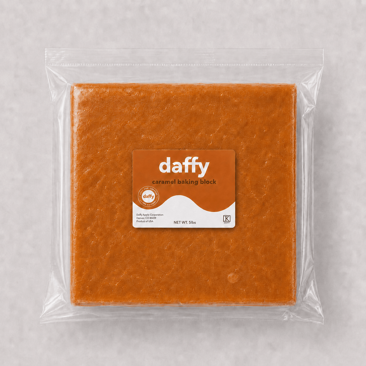 Caramel Baking Block 5lbs - Daffy