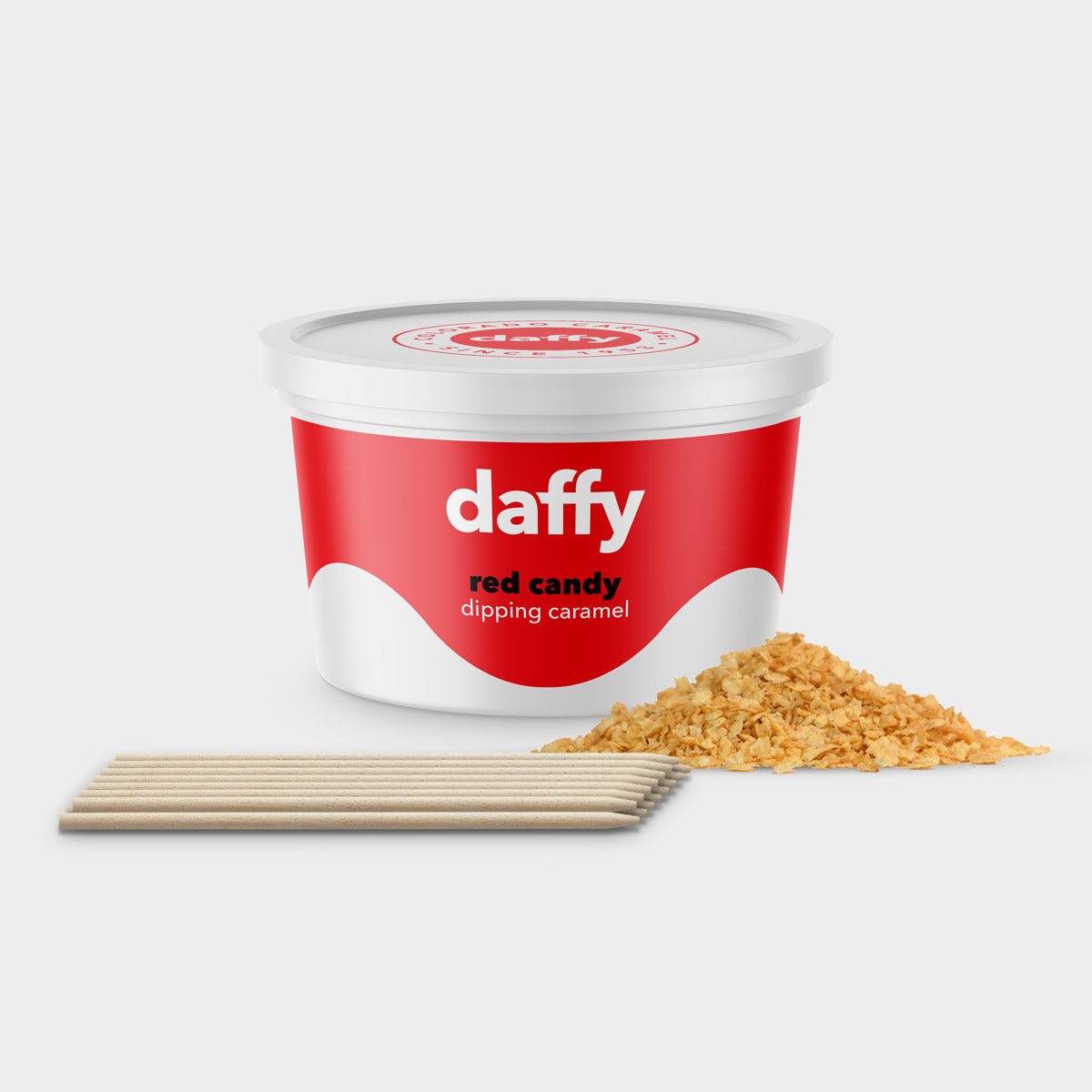 Red Caramel Apple Kit With Crunch (~15 Apple Kit) - Daffy